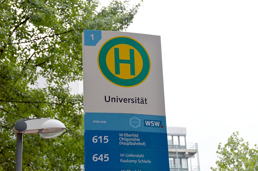 Haltestelle Bergische Universität Wuppertal